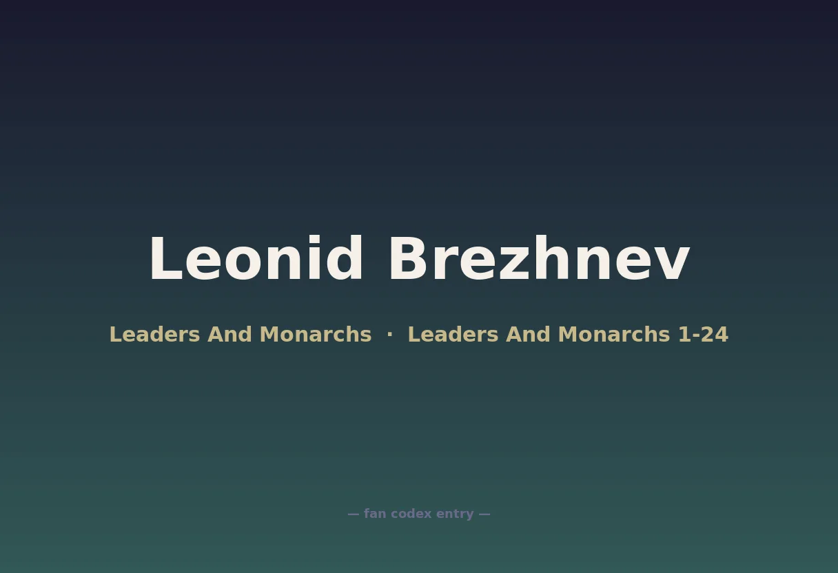 Leonid Brezhnev