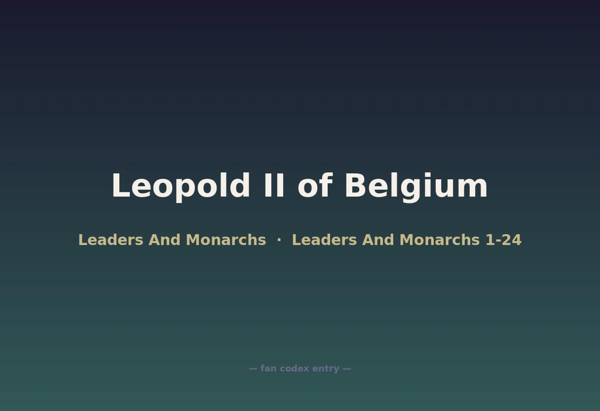 Leopold II of Belgium