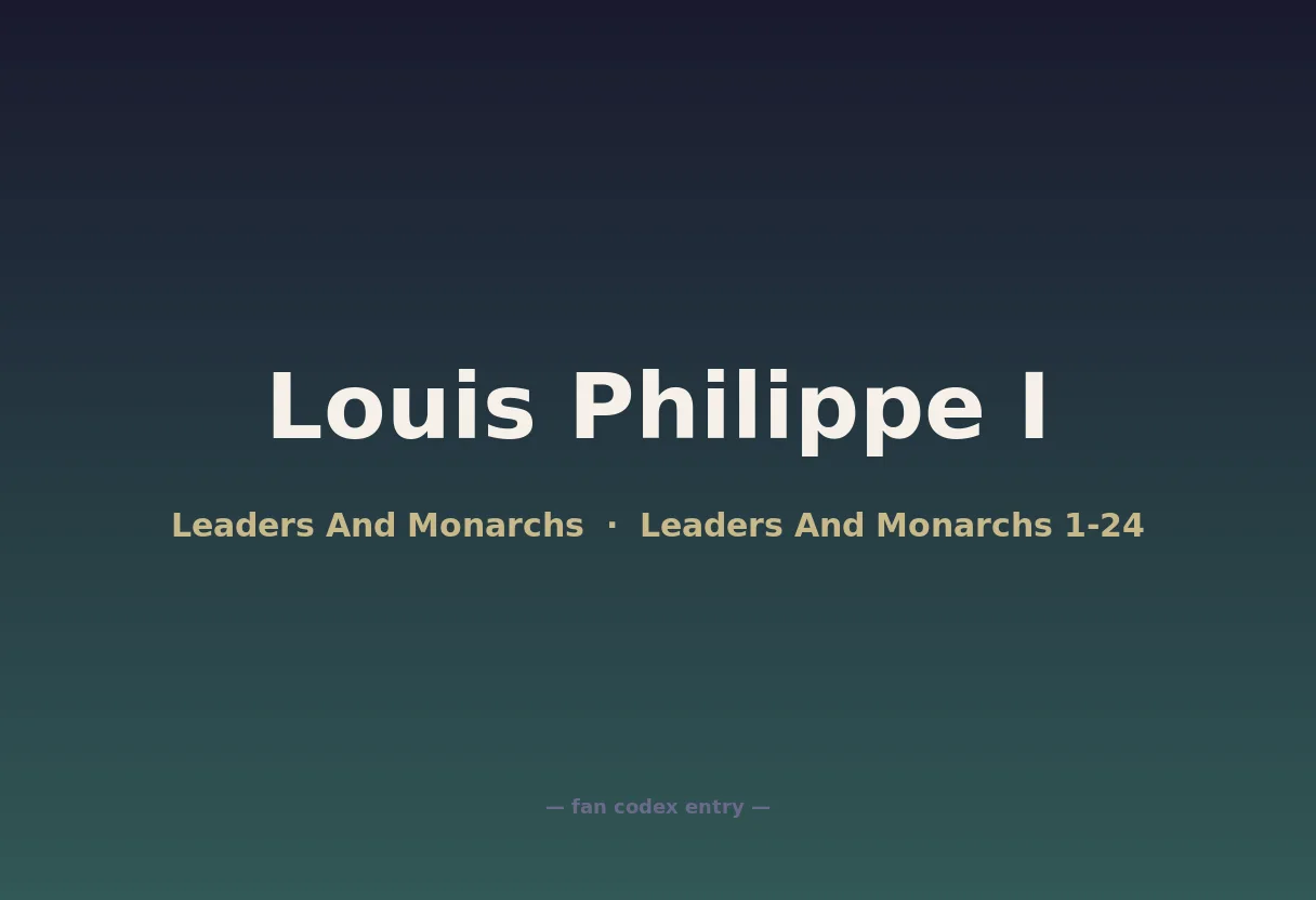 Louis Philippe I