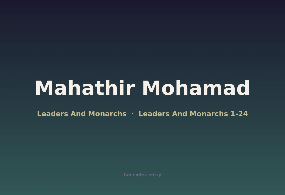 Mahathir Mohamad