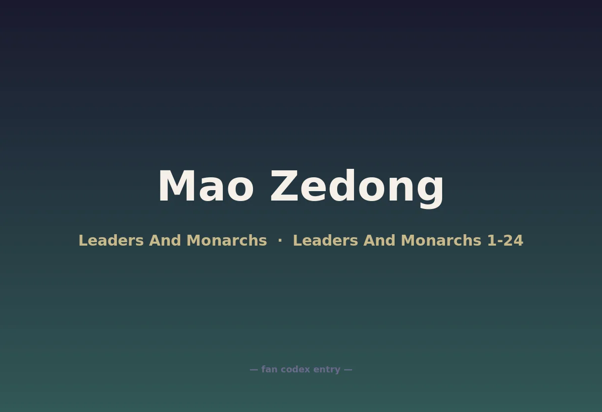 Mao Zedong