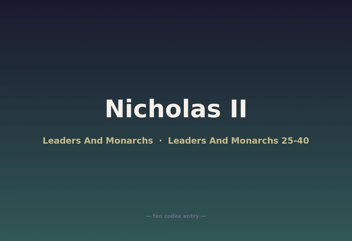 Nicholas II